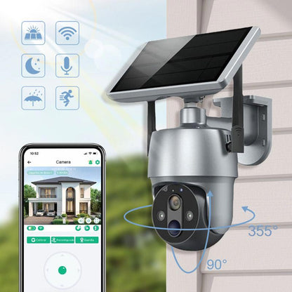 Solar 360-degree Surveillance Camera Full Color Night Vision（Free Shipping）