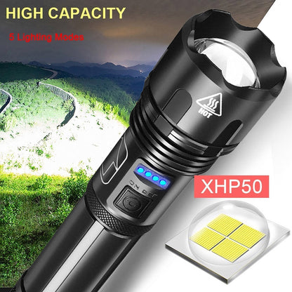 Super Bright Zoom USB Flashlight（50% OFF）